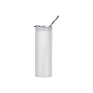 Termo de vidrio esmerilado sublimable, 25oz