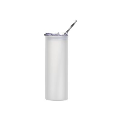 Termo de vidrio esmerilado sublimable, 25oz