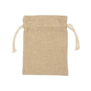 Bolso con cierre de cuerda sublimable - 15x19cm