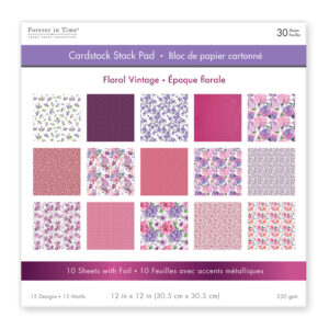 Pad de papel 12x12" - Floral Vintage