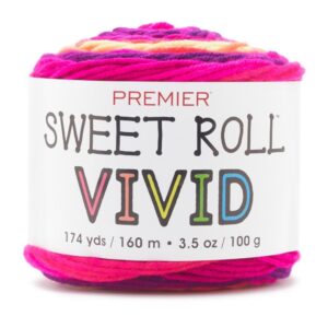 Lana Acrílica Sweet Roll Vivid - Its Electric