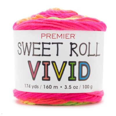 Lana Acrílica Sweet Roll Vivid - Neon Signs